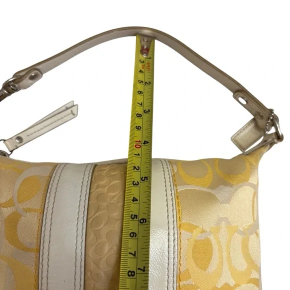 Coach vintage y2k yellow optic c mini bag RARE - Picture 11 of 12